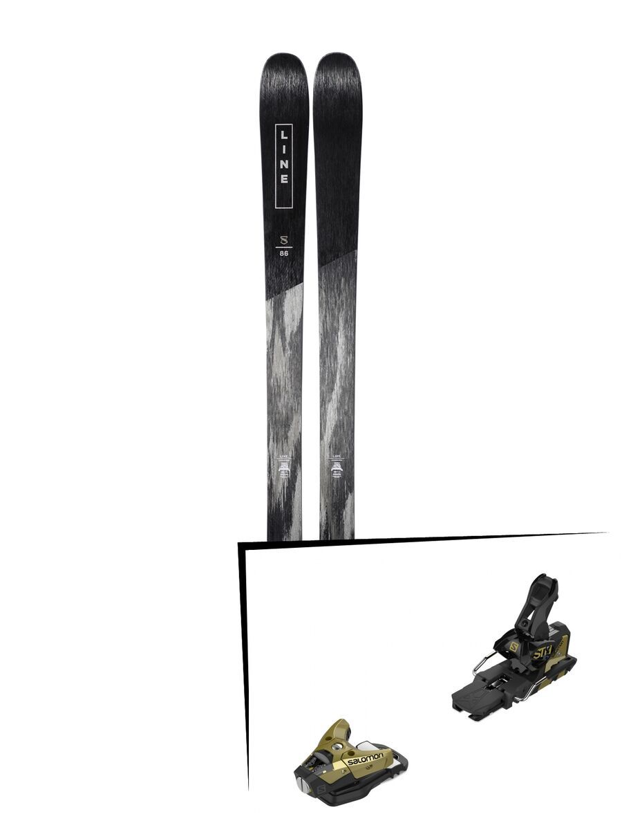 Set: Line Supernatural 86 2019 + Salomon STH2 WTR 16 gold/black - Bild 1