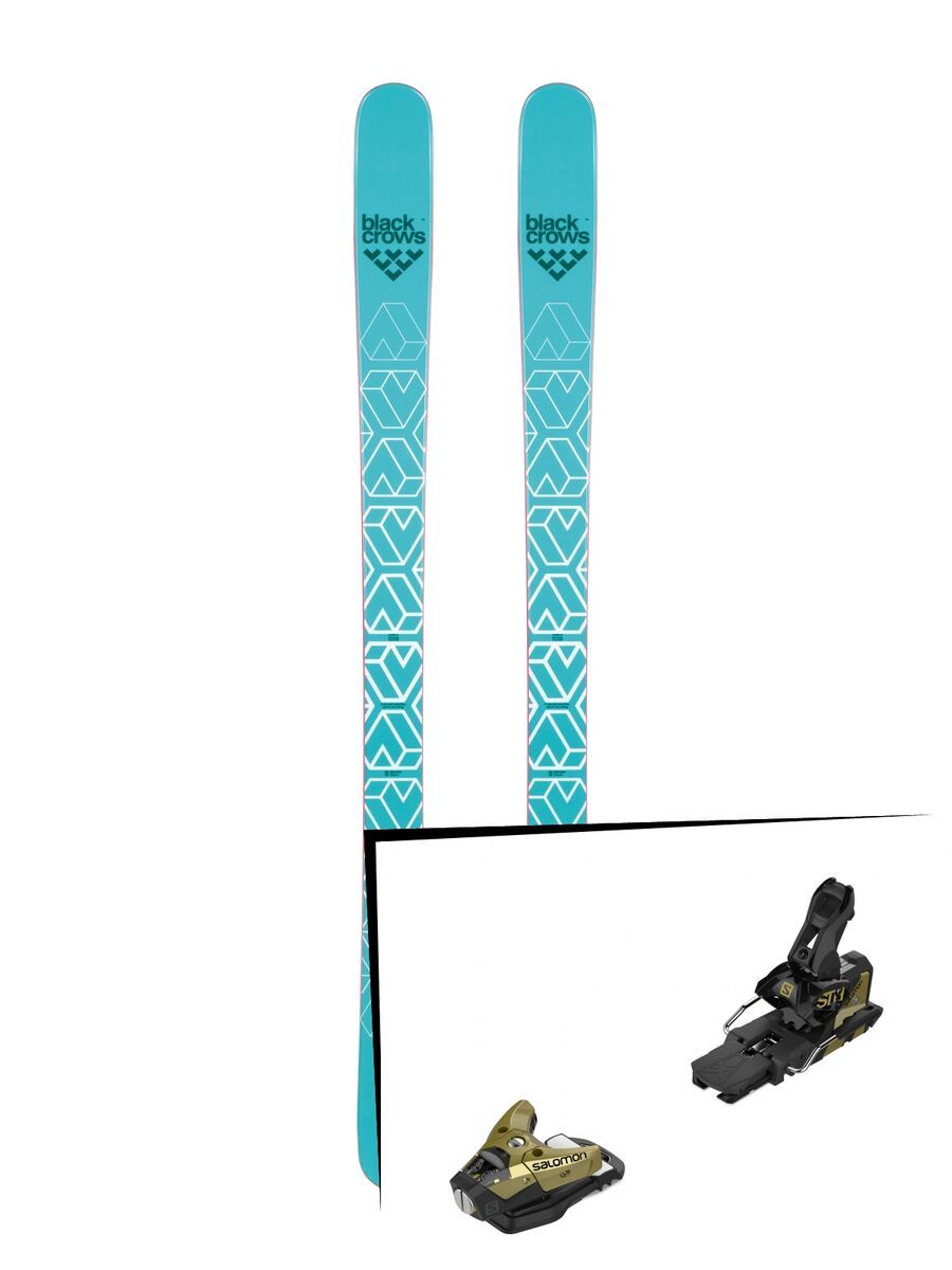 Set: Black Crows Captis Birdie 2019 + Salomon STH2 WTR 16 gold/black - Bild 1