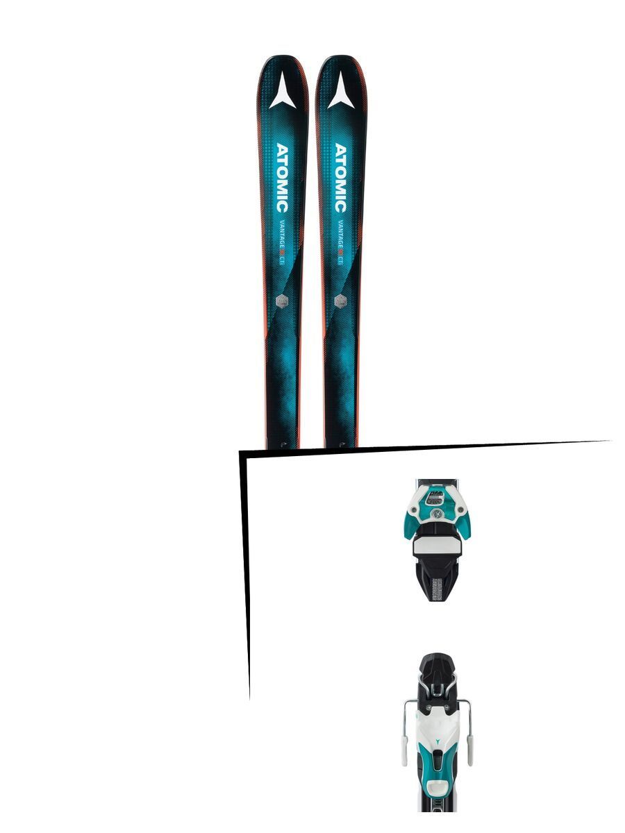 Set: Atomic Vantage 90 CTI 2018 + Atomic Warden 11 DT white/mint - Bild 1