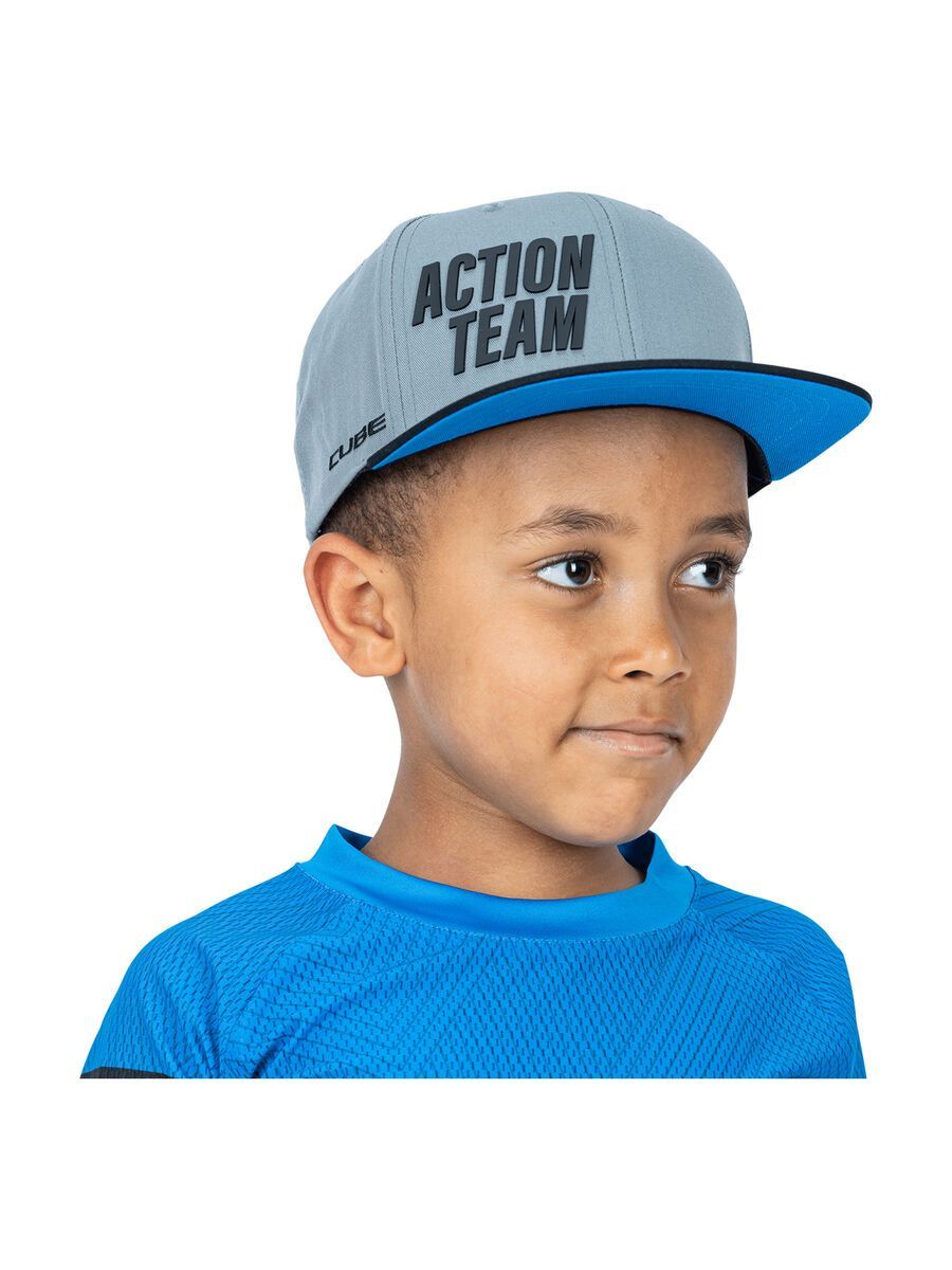 Cube Junior Freeride Cap X Actionteam, grey´n´black - Bild 2