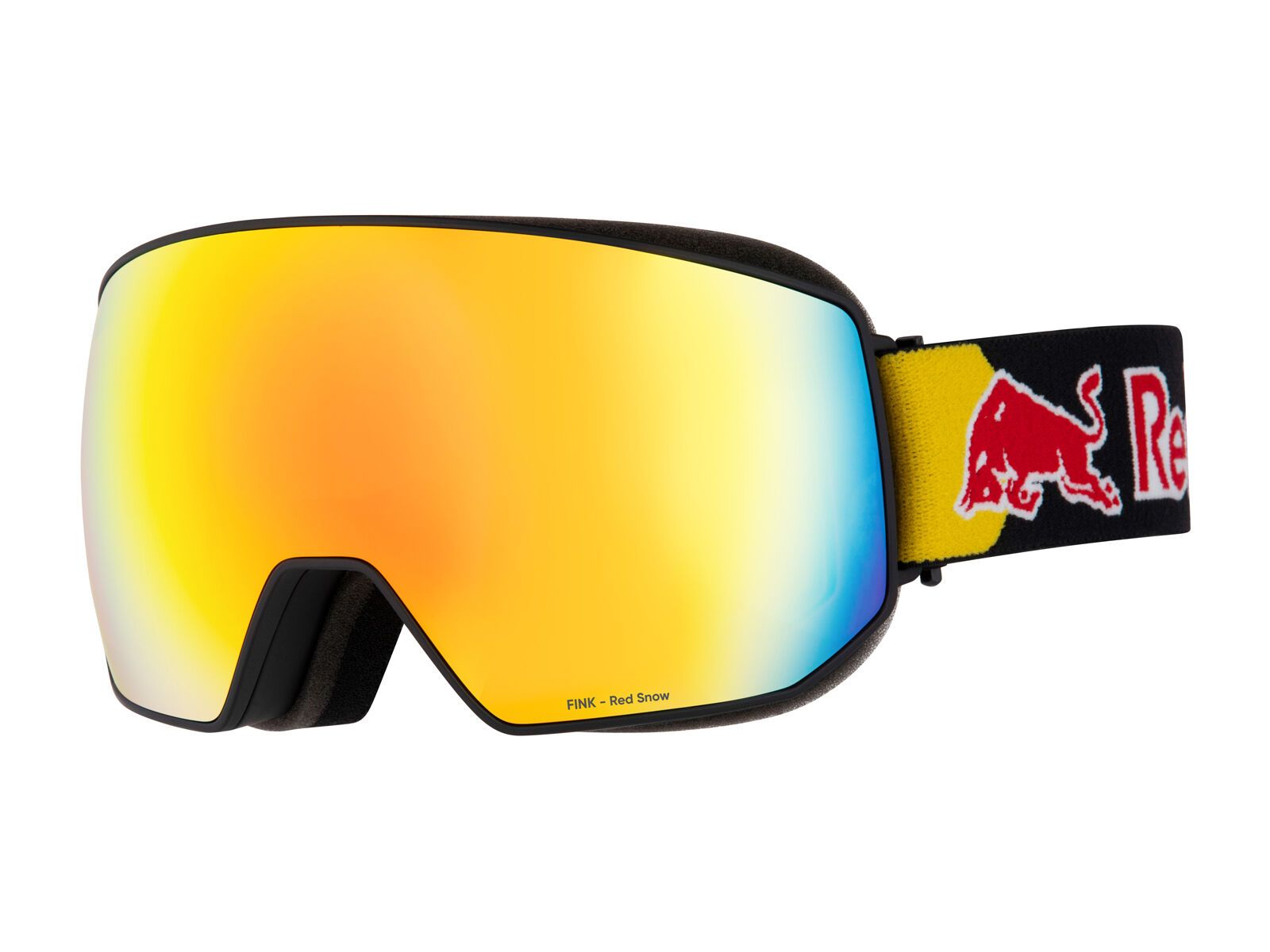 Red Bull Spect Eyewear Fink, Orange-Red Mirror / matt black - Bild 4