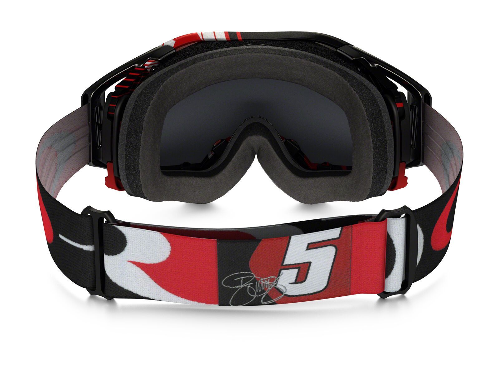 Oakley Airbrake MX, block pass red/Lens: dark grey - Bild 3