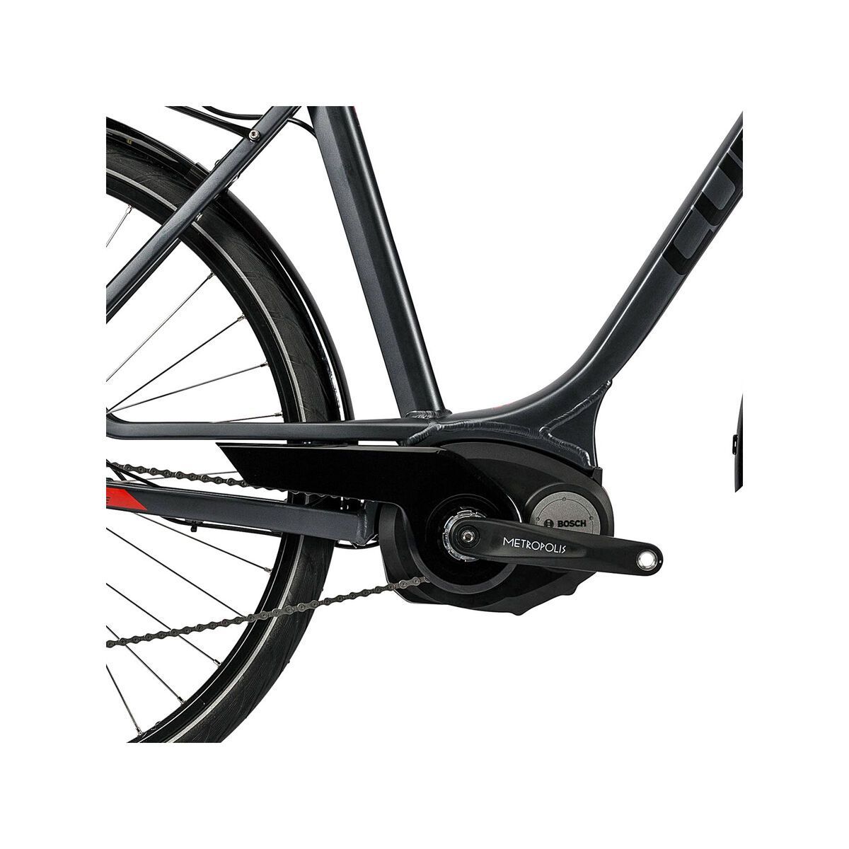 Cube Touring Hybrid 400, grey´n´red - Bild 3