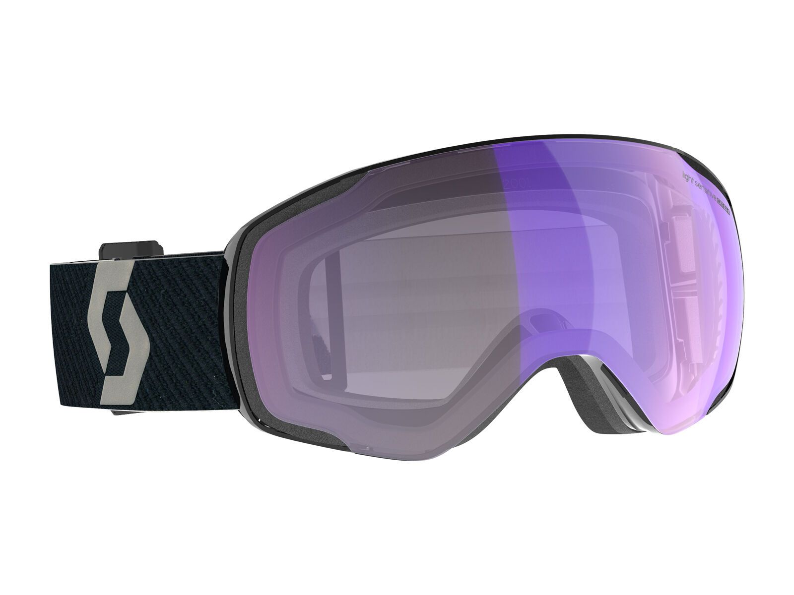 Scott Vapor - Light Sensitive Blue Chrome, mountain black - Bild 1