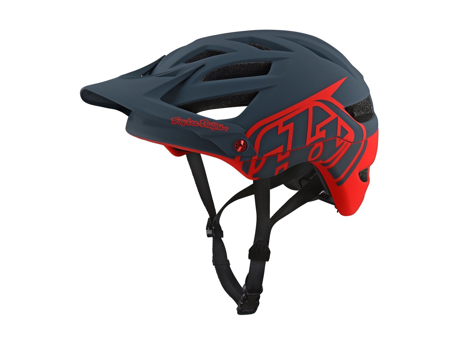 TroyLee Designs A1 Drone Helmet, gray/red - Bild 1