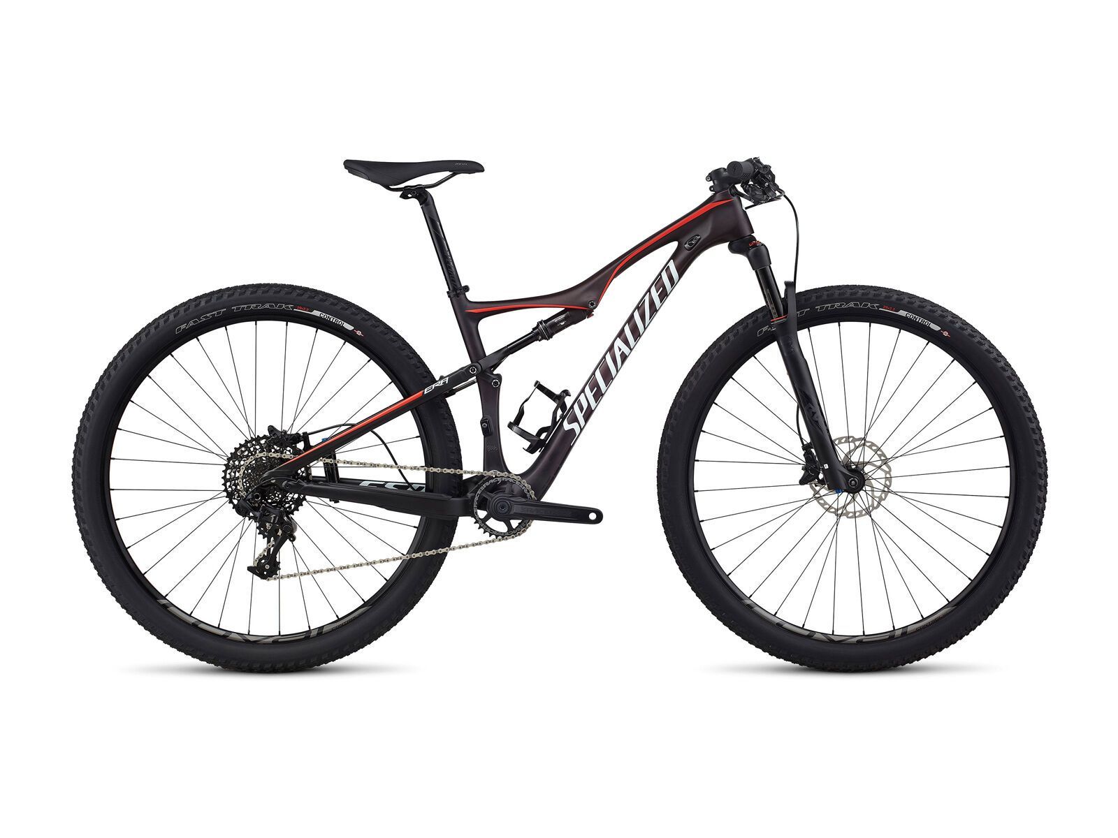 Specialized Era FSR Expert Carbon World Cup 29, red tint flake carbon/nordic red/baby blue - Bild 1