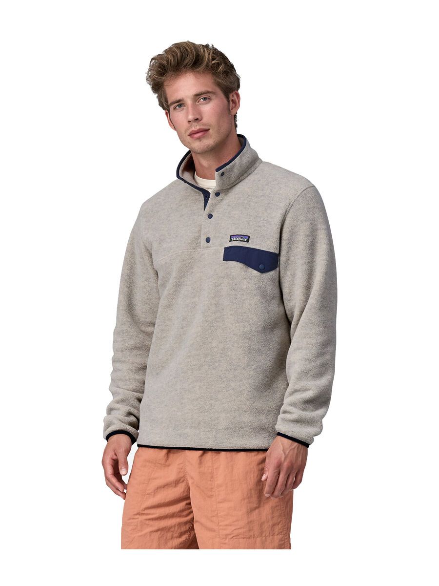 Patagonia Men's Lightweight Synchilla Snap-T Pullover, oatmeal heather - Bild 2