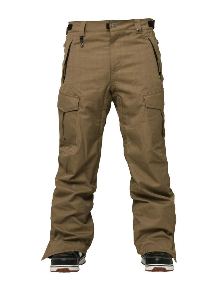 686 Authentic Infinity Cargo Insulated Pant, Tobacco Herringbone Denim - Bild 1