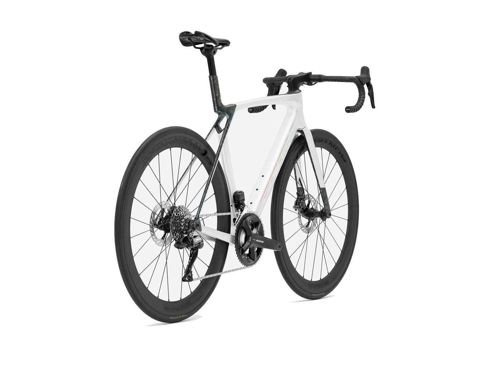 Trek Madone SL 6 Gen 8, gloss crystal white/matte deep smoke - Bild 2