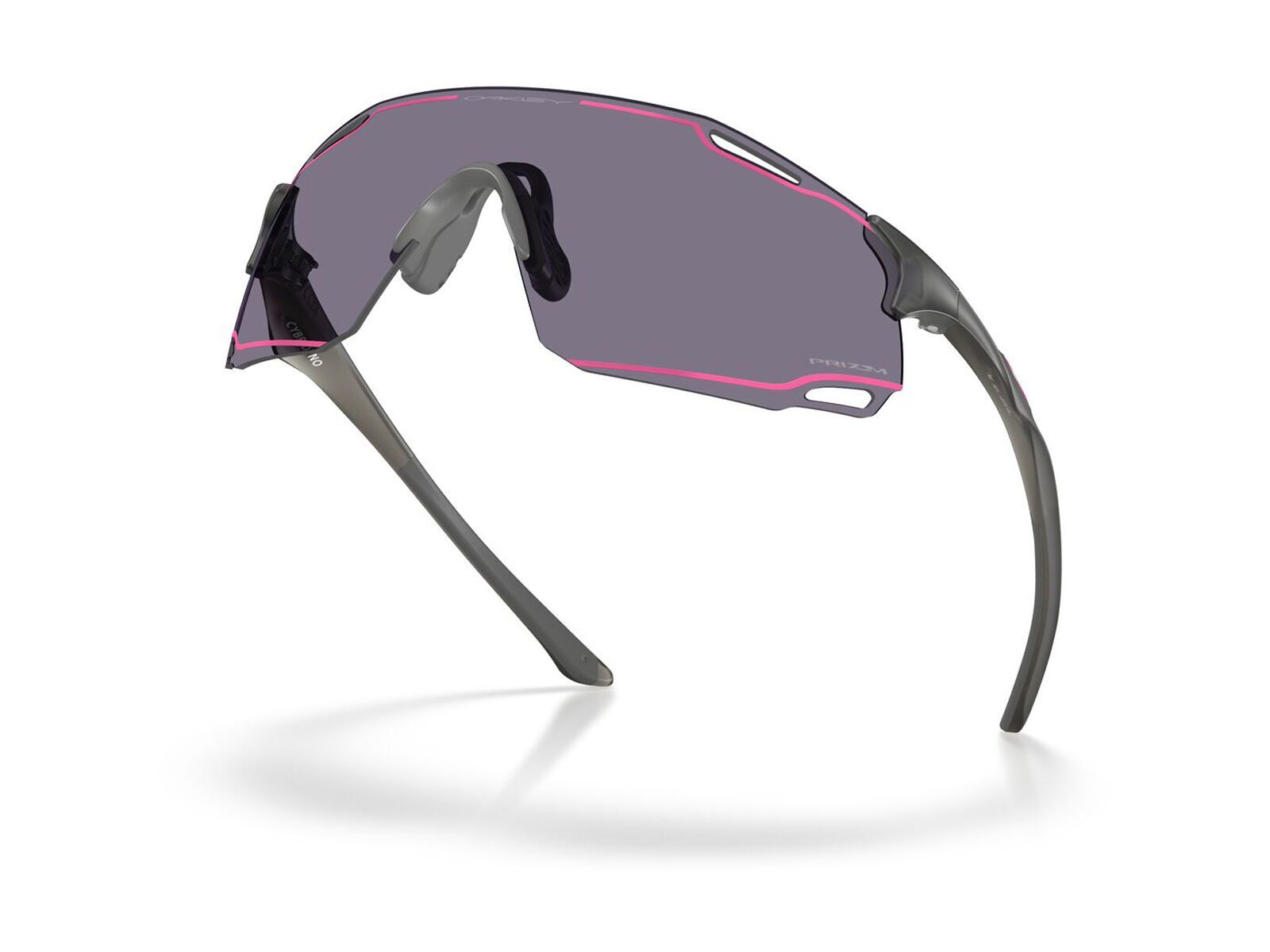 Oakley Cybr Dyno, Prizm Grey w/ Pink Ink / matte grey smoke - Bild 3
