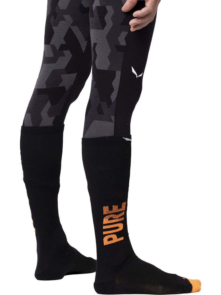 Salewa Sella Mountain Trainer Merino Kniestrümpfe Herren, black out - Bild 4