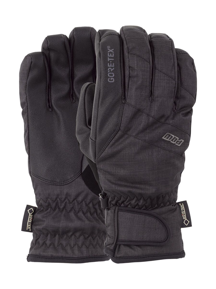 POW Gloves Warner Gore-Tex Short Glove, black - Bild 1