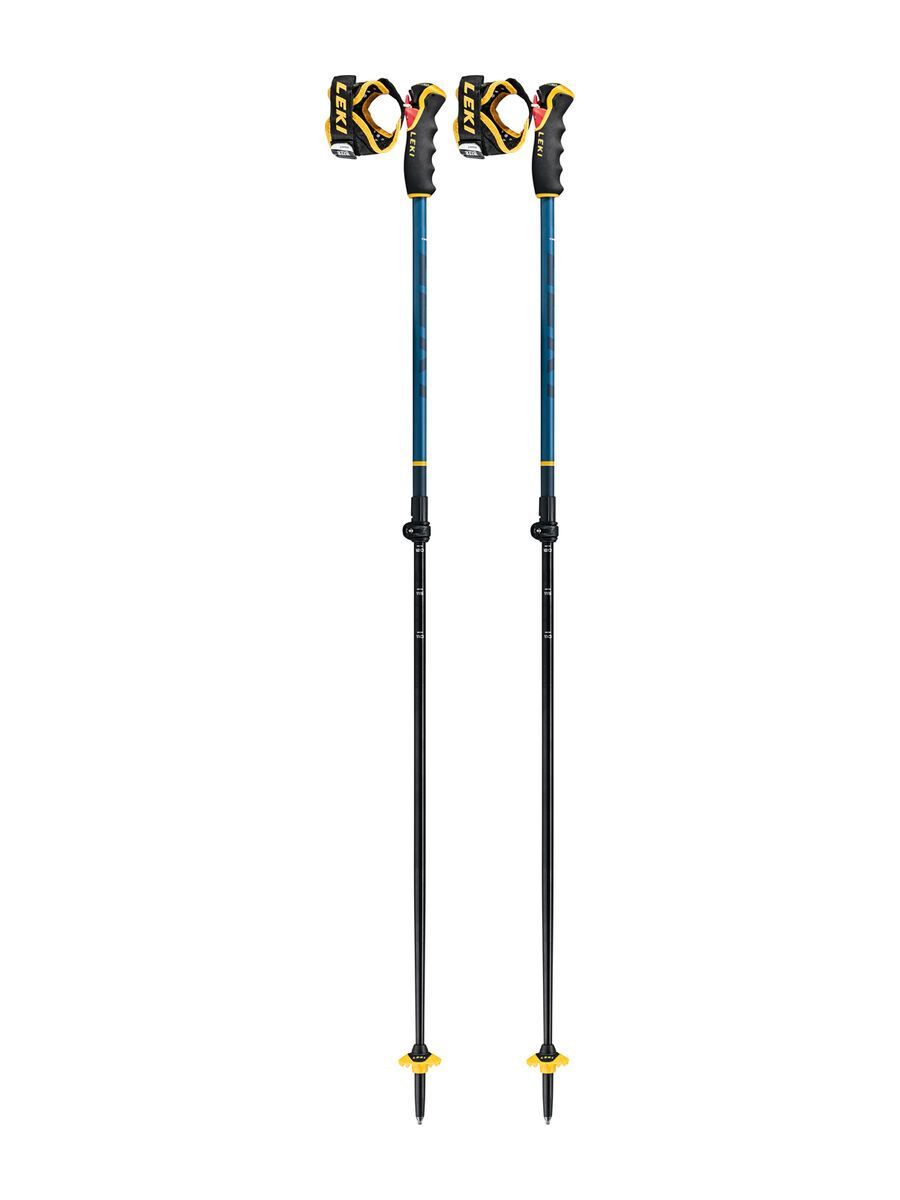 Leki Spitfire Vario 3D, denimblue-aegeanblue-mustardyellow - Bild 1