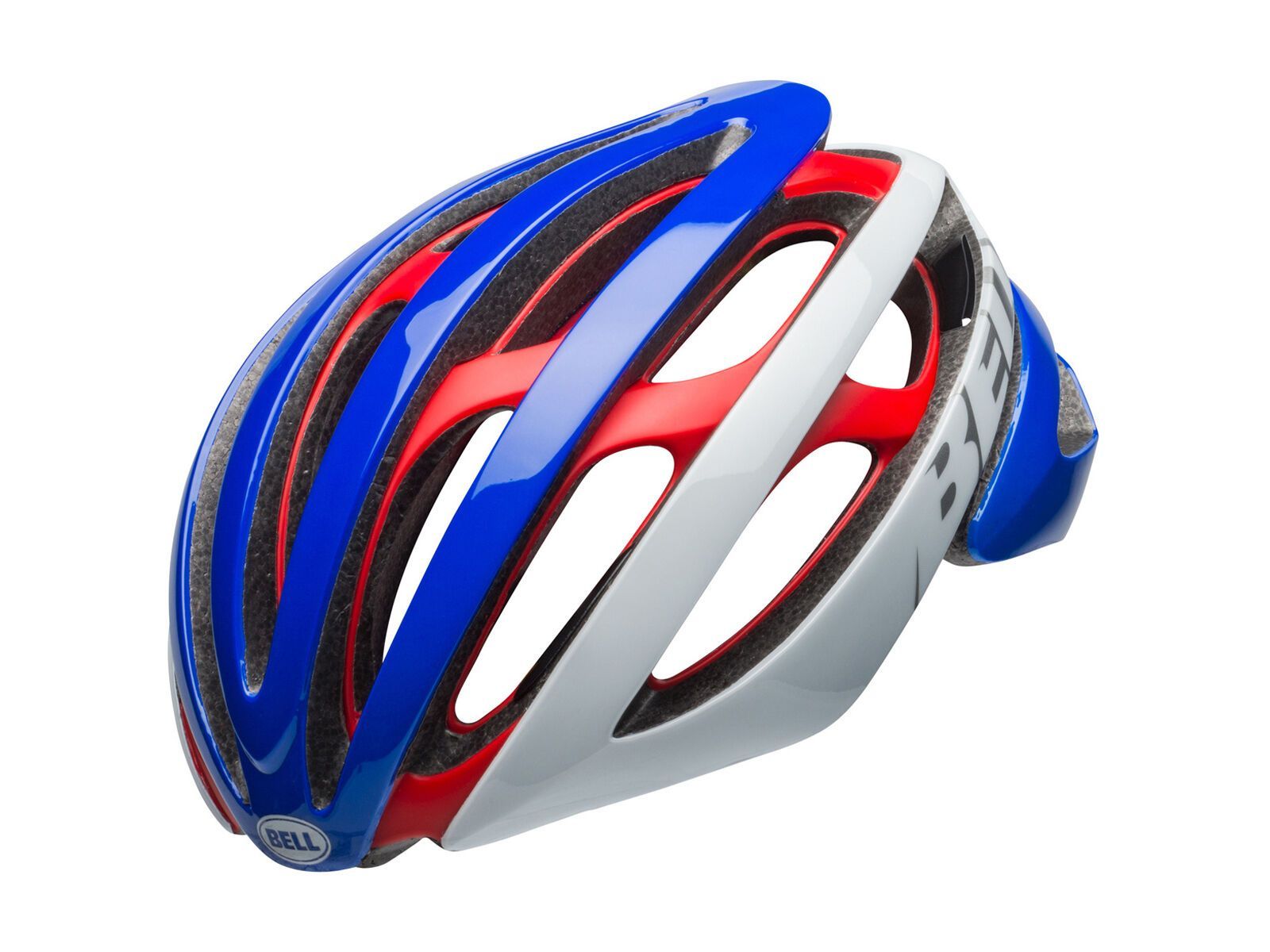 Bell Zephyr MIPS, matte/gloss red/white/pacific - Bild 1