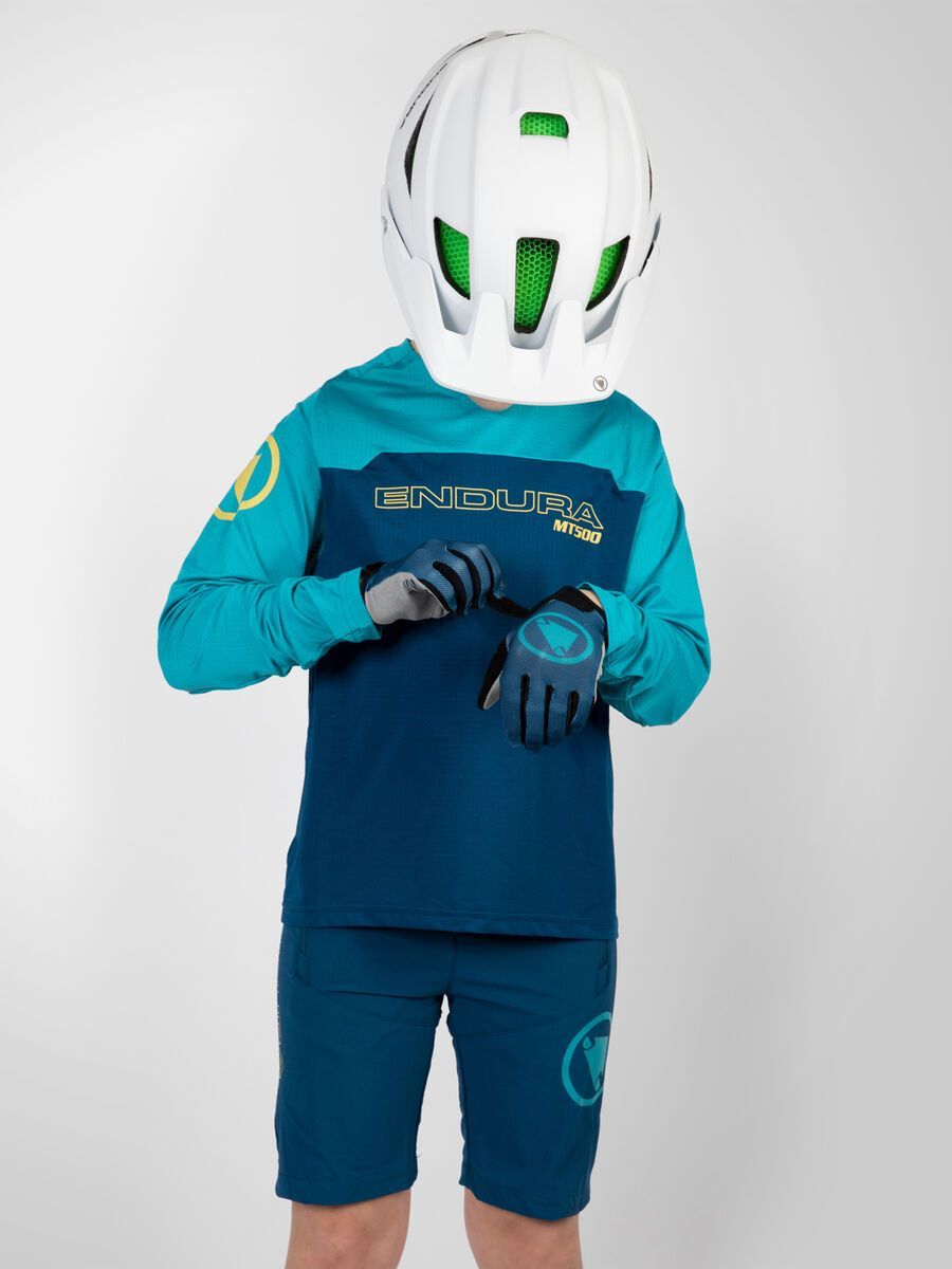 Endura Kinder MT500 Burner Trikot (langarm), blaubeere - Bild 4