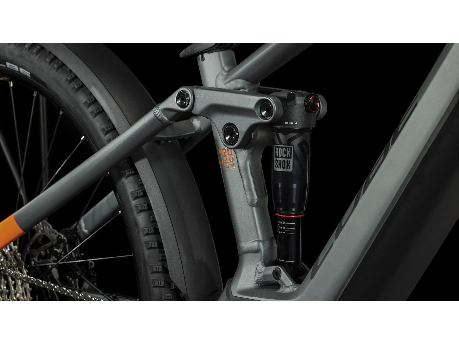 Cube Stereo Hybrid 120 Pro Allroad 625 29, flashgrey´n´orange - Bild 5
