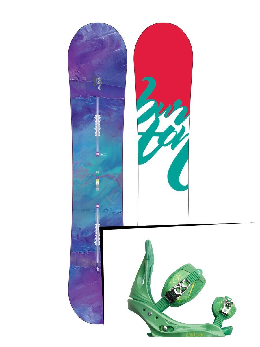 Set: Burton Feather 2015 +  Stiletto EST (364565S) - Bild 1