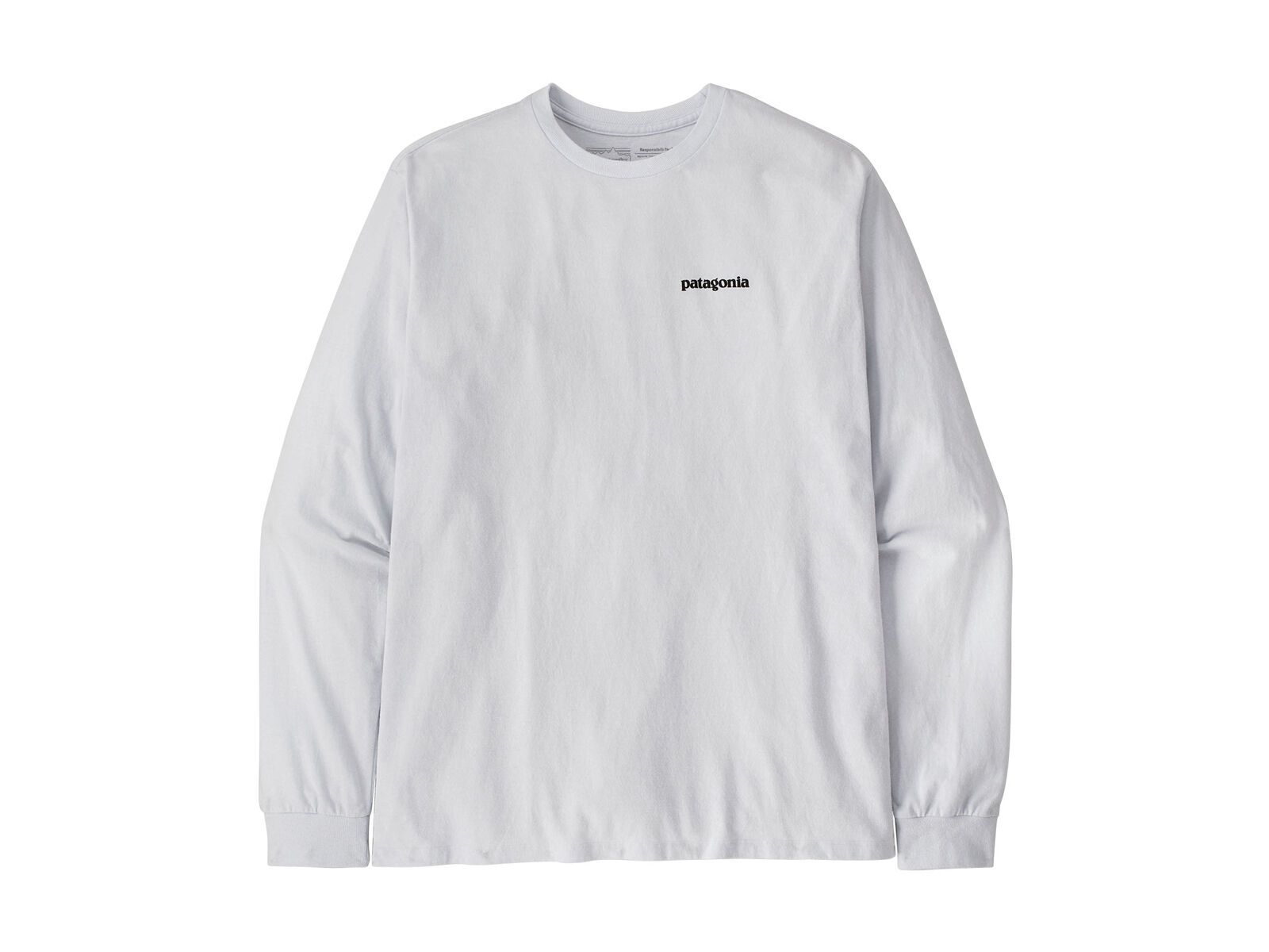 Patagonia Men's Long-Sleeved P-6 Logo Responsibili-Tee, white - Bild 2