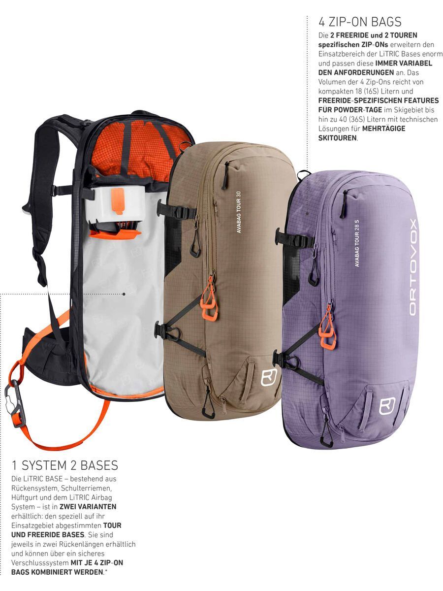 Ortovox Avabag LiTRIC Tour 30, dark linen - Bild 14