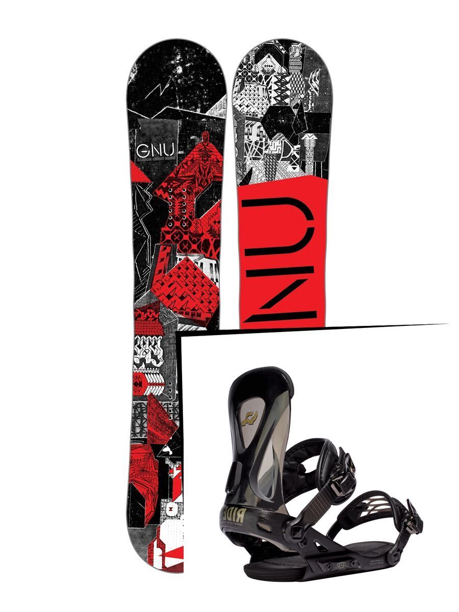 Set: Gnu Carbon Credit 2017 + Ride Revolt (1178203S) - Bild 1