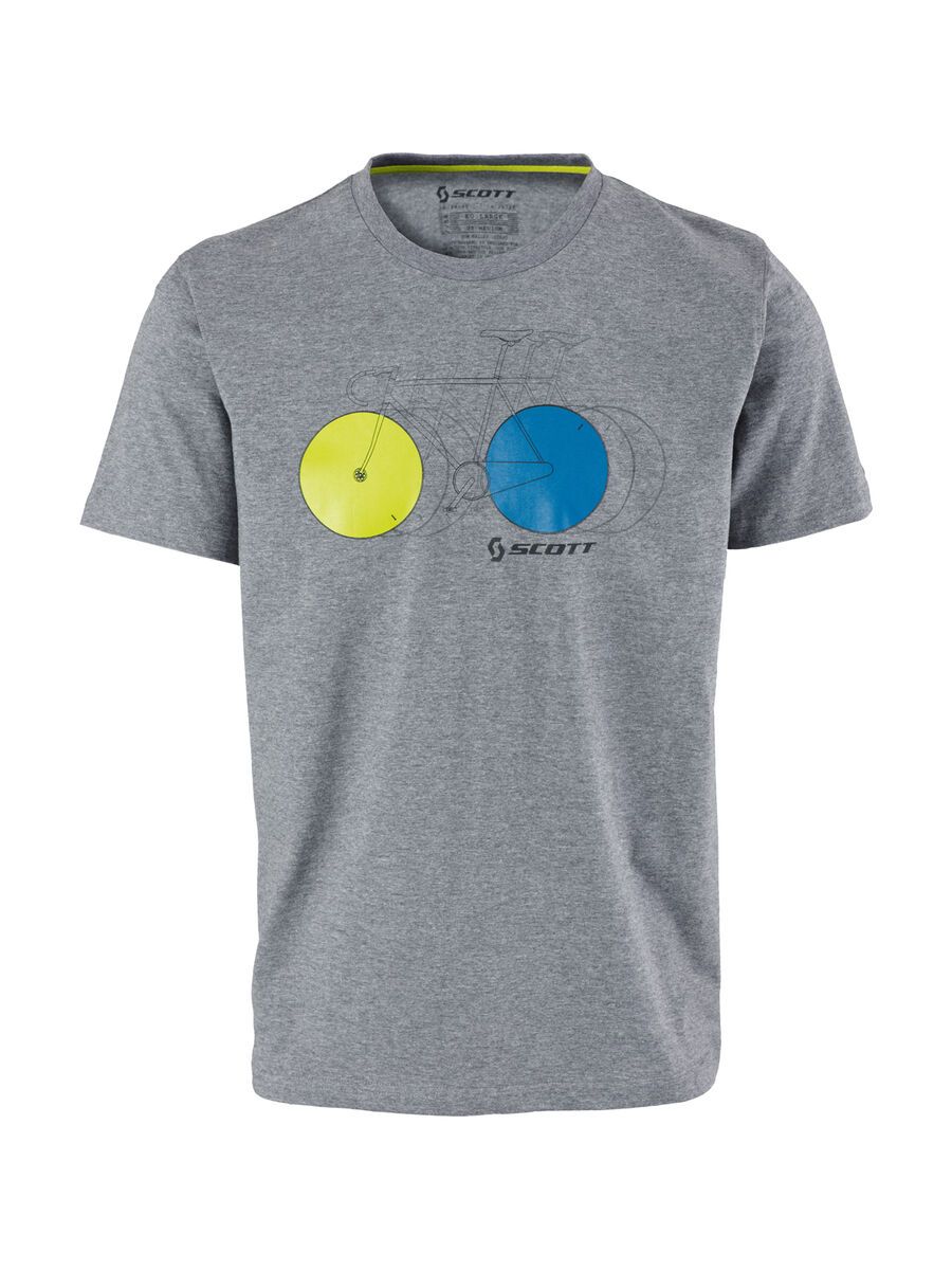 Scott 10 Casual s/sl T-Shirt, heather grey - Bild 1