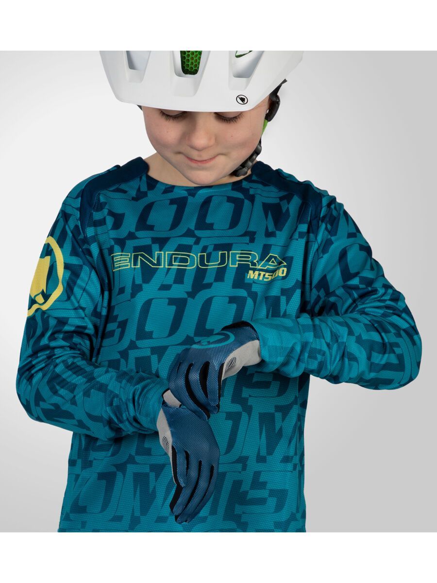 Endura Kinder MT500 Print Trikot LTD (langarm), blaubeere - Bild 6