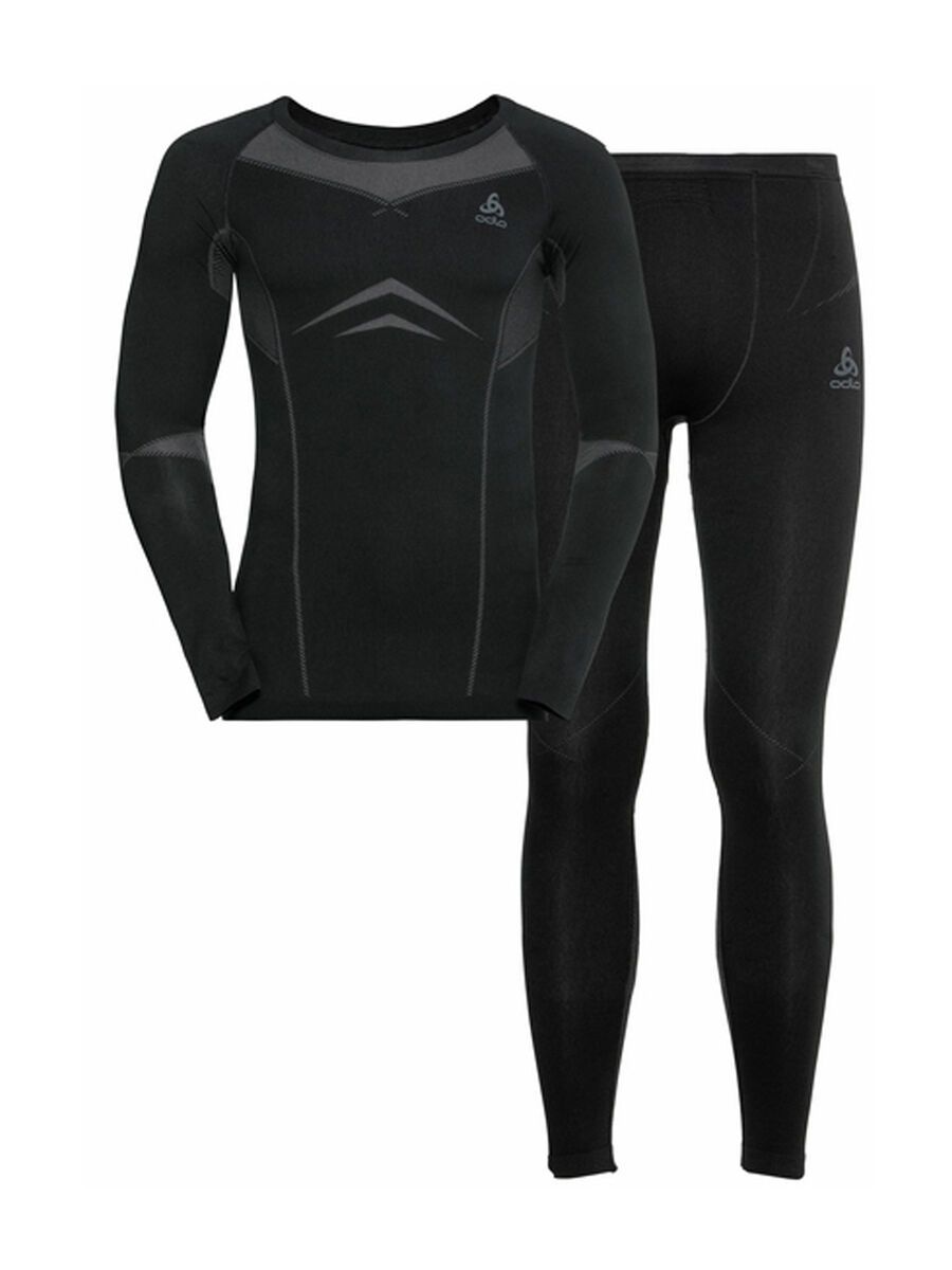 Odlo Performance Evolution Warm Set Men's, steel grey/graphite grey - Bild 1
