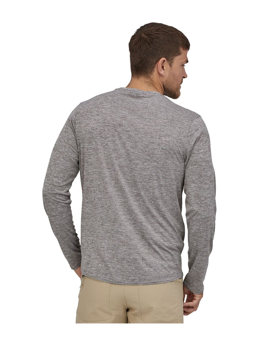 Patagonia Men's Long-Sleeved Capilene Cool Daily Graphic Shirt Line Logo Ridge, feather grey - Bild 3