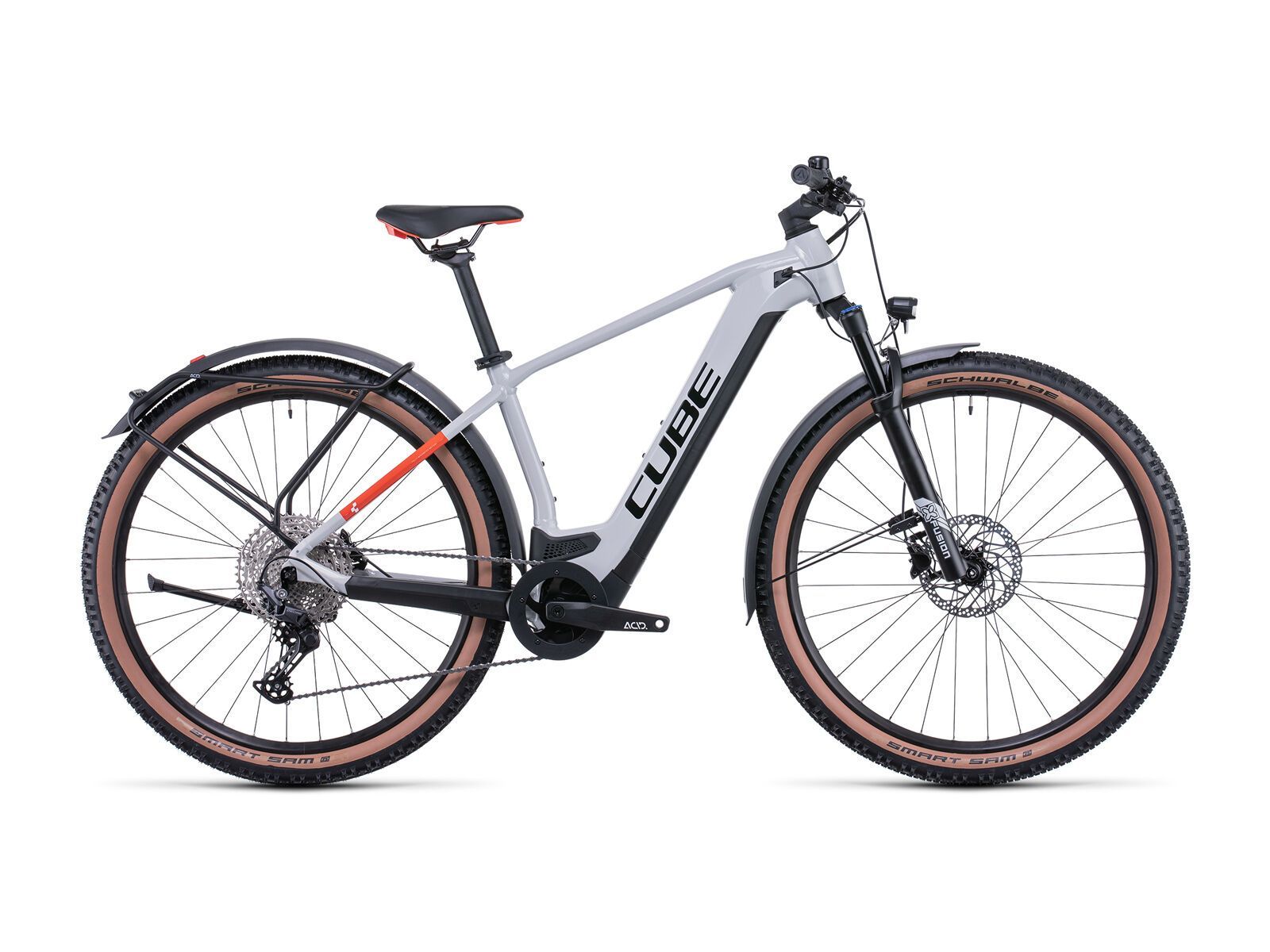 Cube Reaction Hybrid Pro Allroad 625 29, grey´n´red - Bild 1
