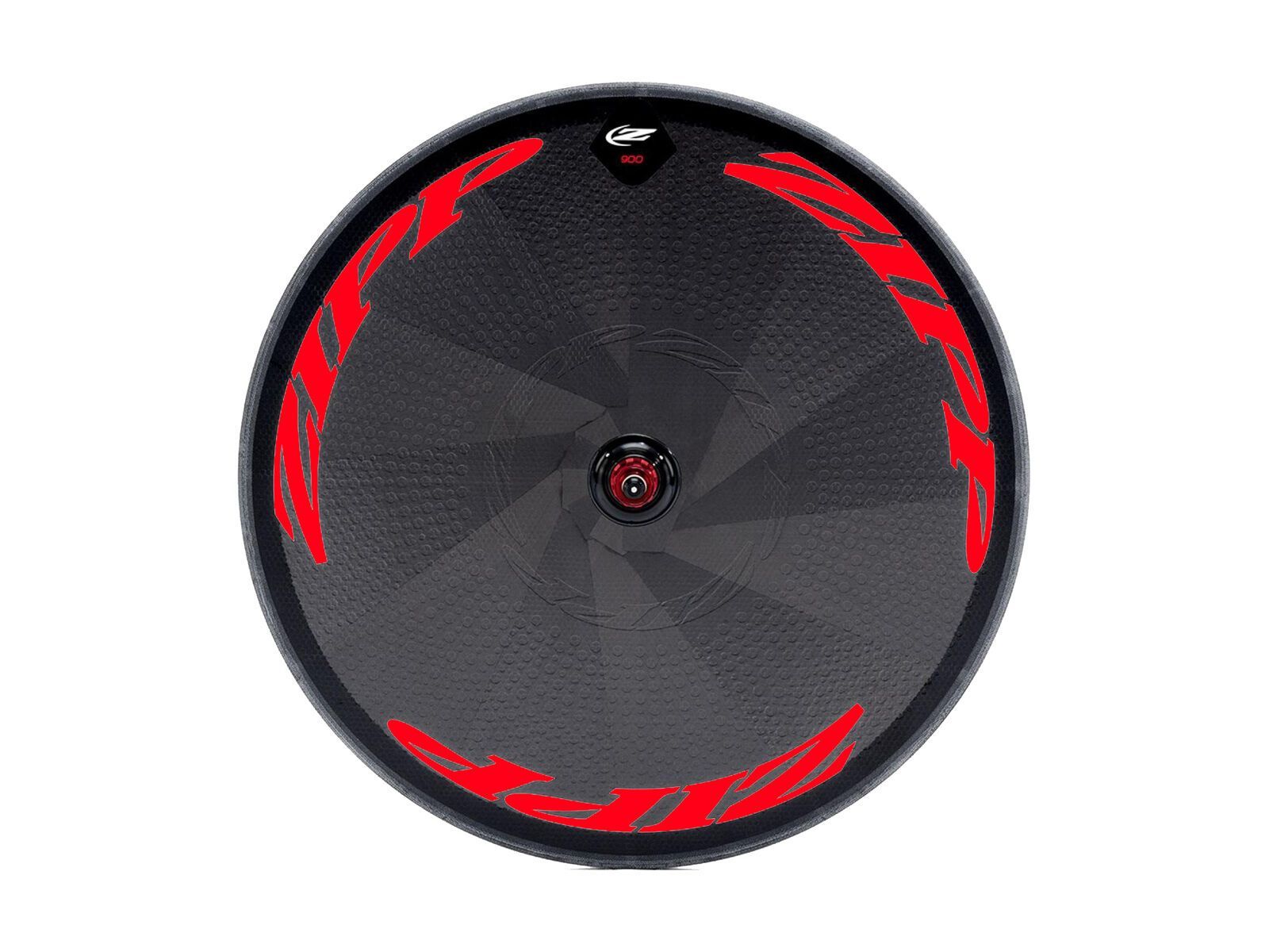 Zipp 900 Tubular, schwarz/rot - Bild 1