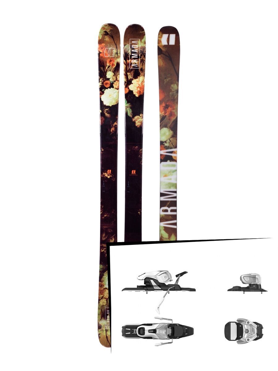 Set: Armada Arw 86 2018 + Salomon Warden 11 silver/white - Bild 1