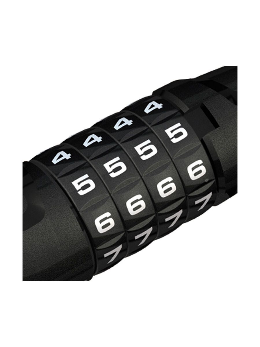 Abus Numero 5510C inkl. Halterung, lime - Bild 2