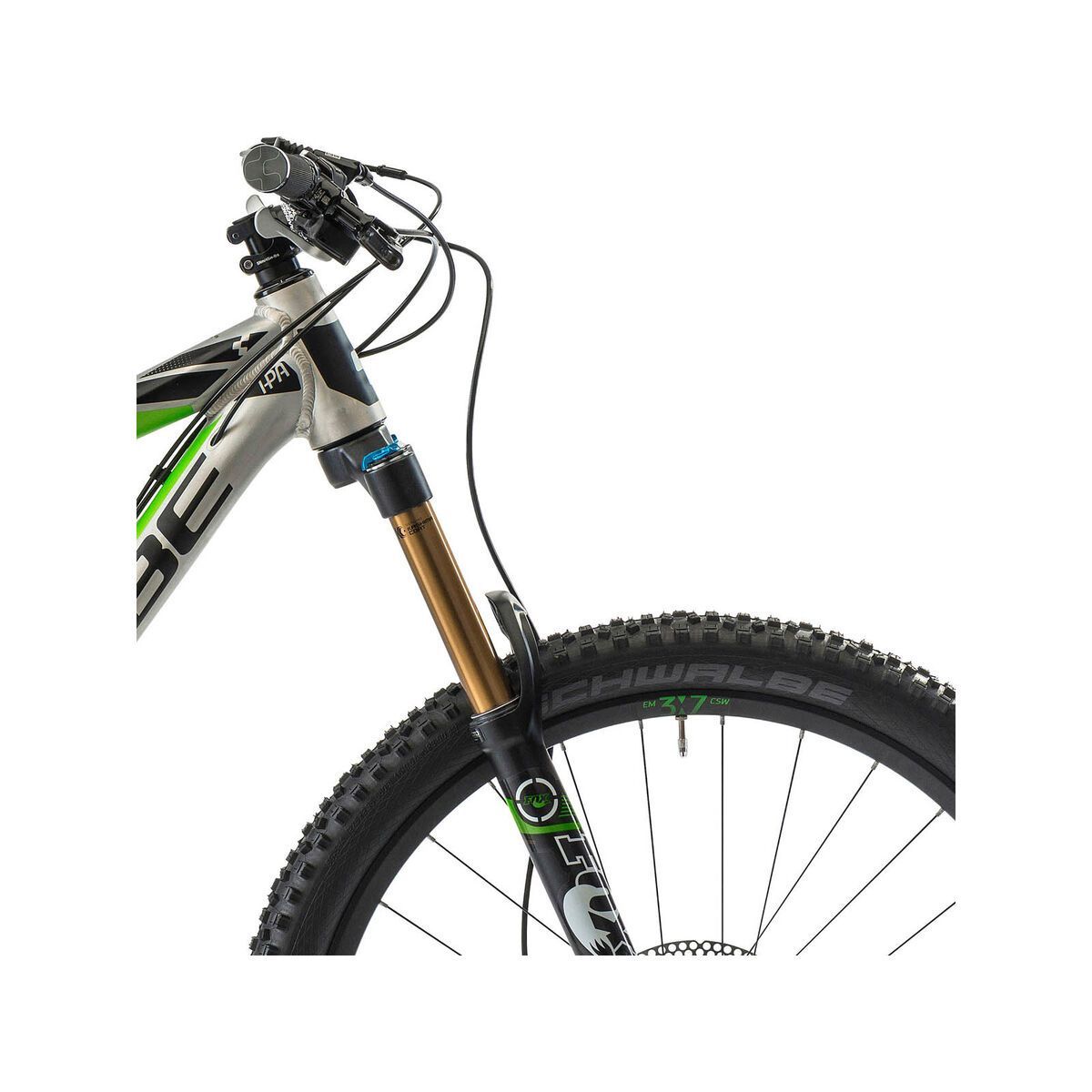 Cube Fritzz 160 HPA TM 27.5, raw/green - Bild 5