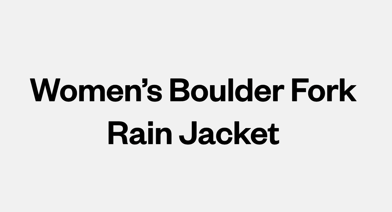Patagonia Women's Boulder Fork Rain Jacket, endless blue - Video 4
