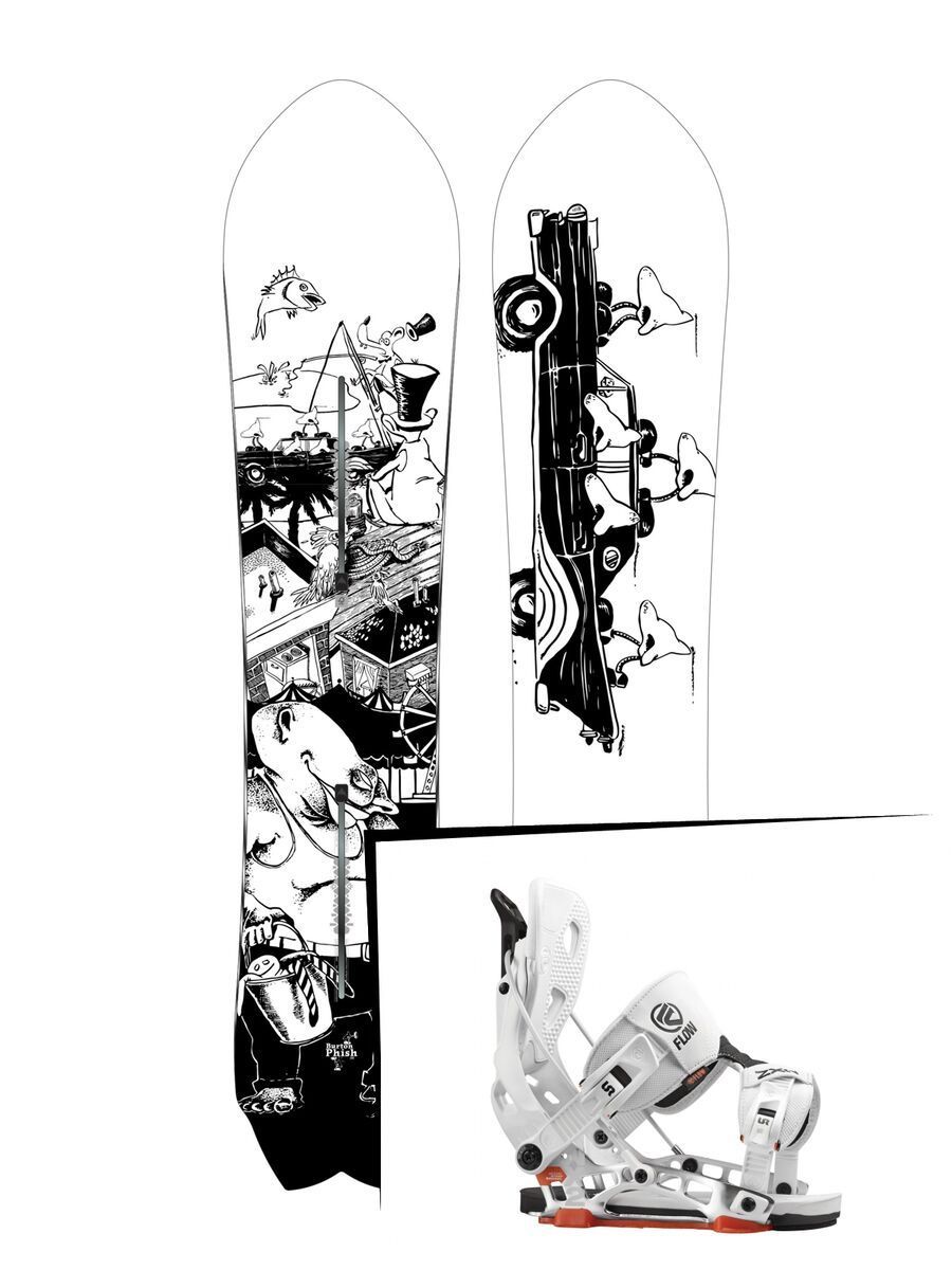 Set: Burton Fish 2017 + Flow NX2 (1513121S) - Bild 1