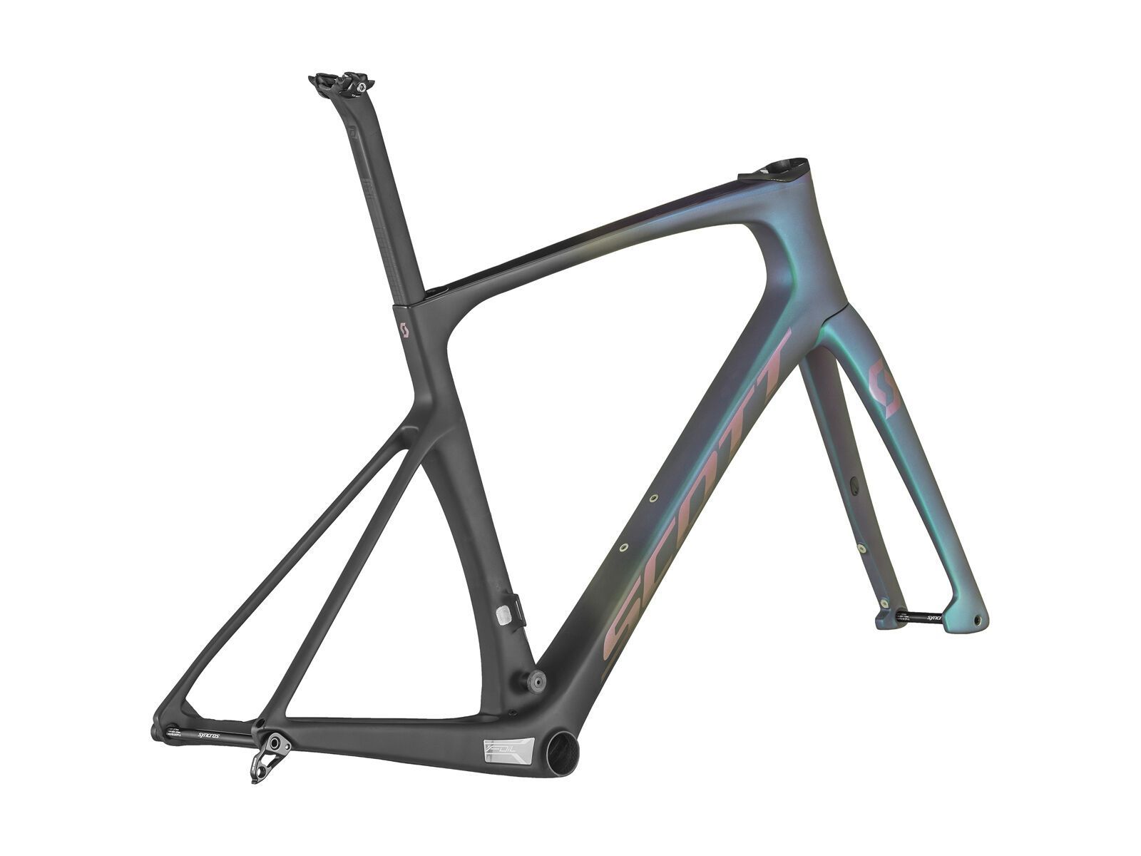 Scott Foil 10 HMF Frameset, carbon black/prism green - Bild 1