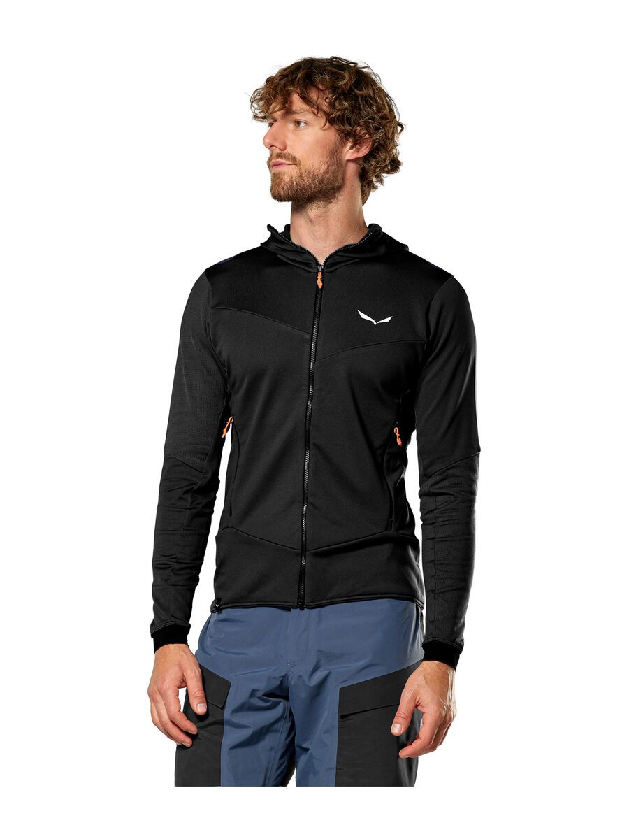 Salewa Sella Crevasse Kapuzenjacke Herren, black out - Bild 4