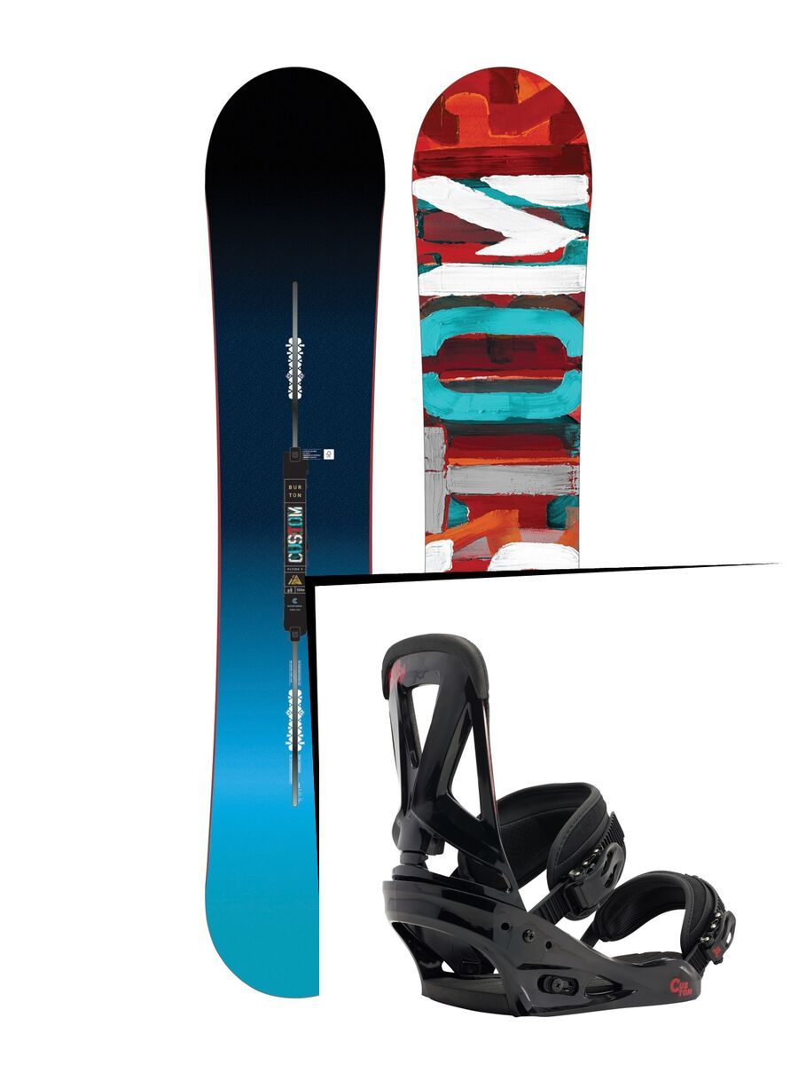 Set: Burton Custom Flying V 2017 +  Custom (1464181S) - Bild 1