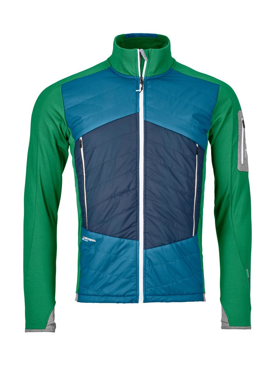 Ortovox Swisswool Hybrid Piz Roseg Jacket M, irish green - Bild 1