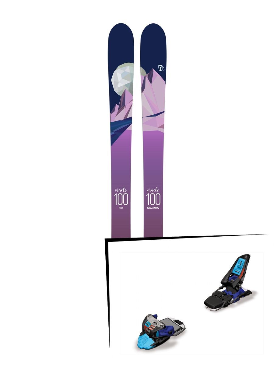 Set: Icelantic Oracle 100 2018 + Marker Squire 11 - Bild 1