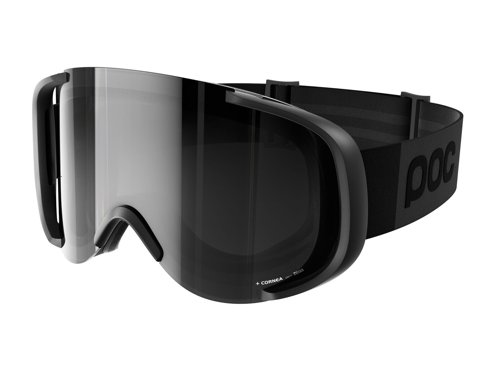 POC Cornea All Black, uranium black/Lens: black - Bild 1