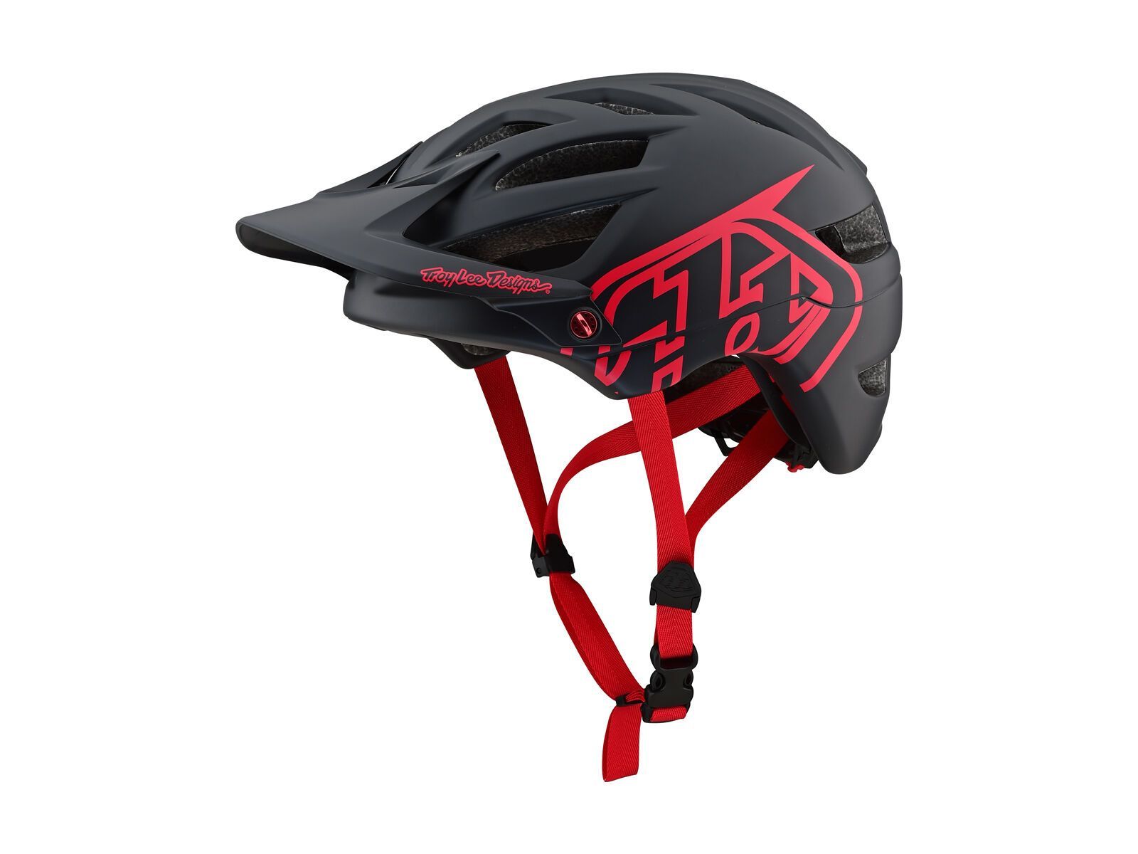 TroyLee Designs A1 Drone Helmet, black/red - Bild 1