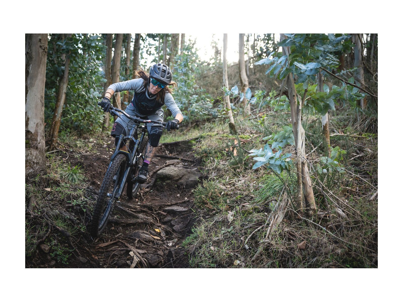 dirtlej Trailscout Half & Half Ladies, grey/mint - Bild 4