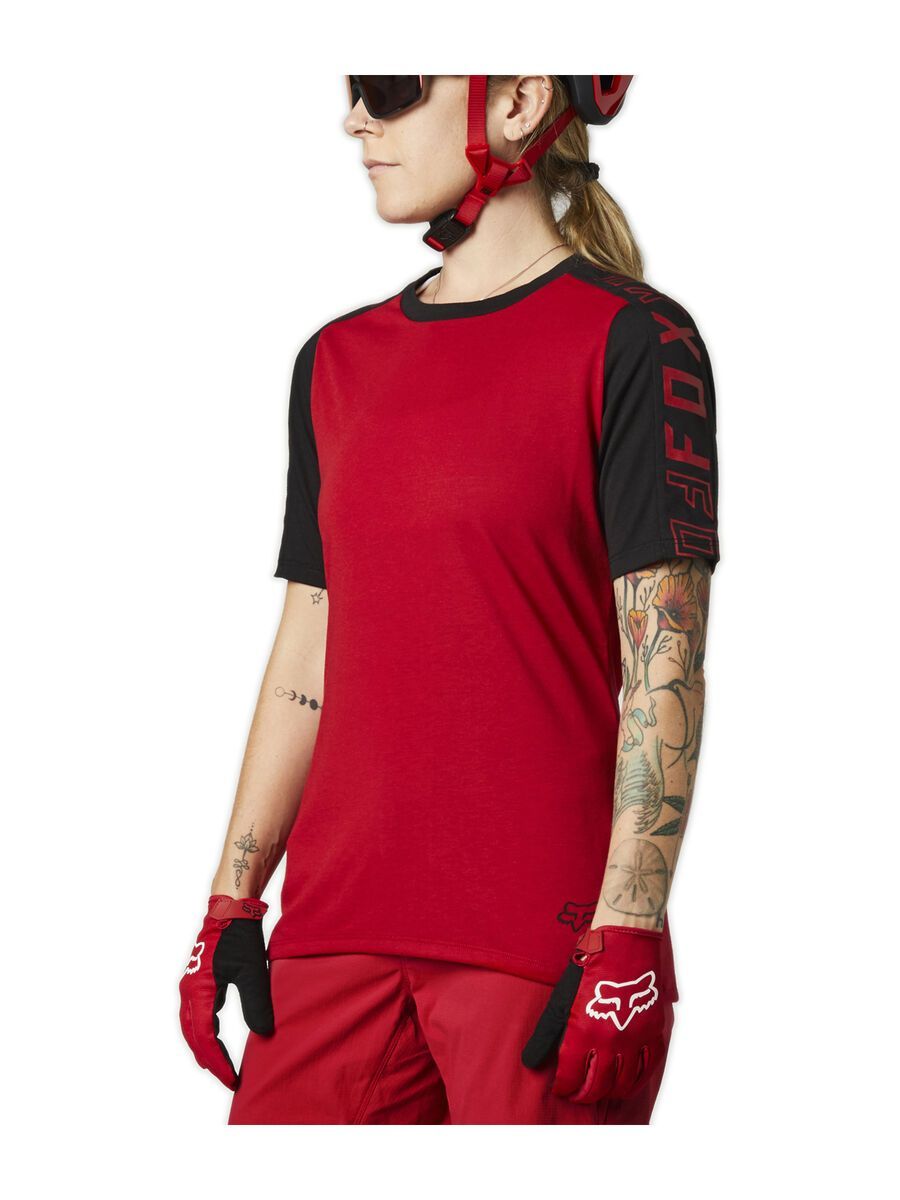 Fox Womens Ranger Drirelease SS Jersey, chili - Bild 3