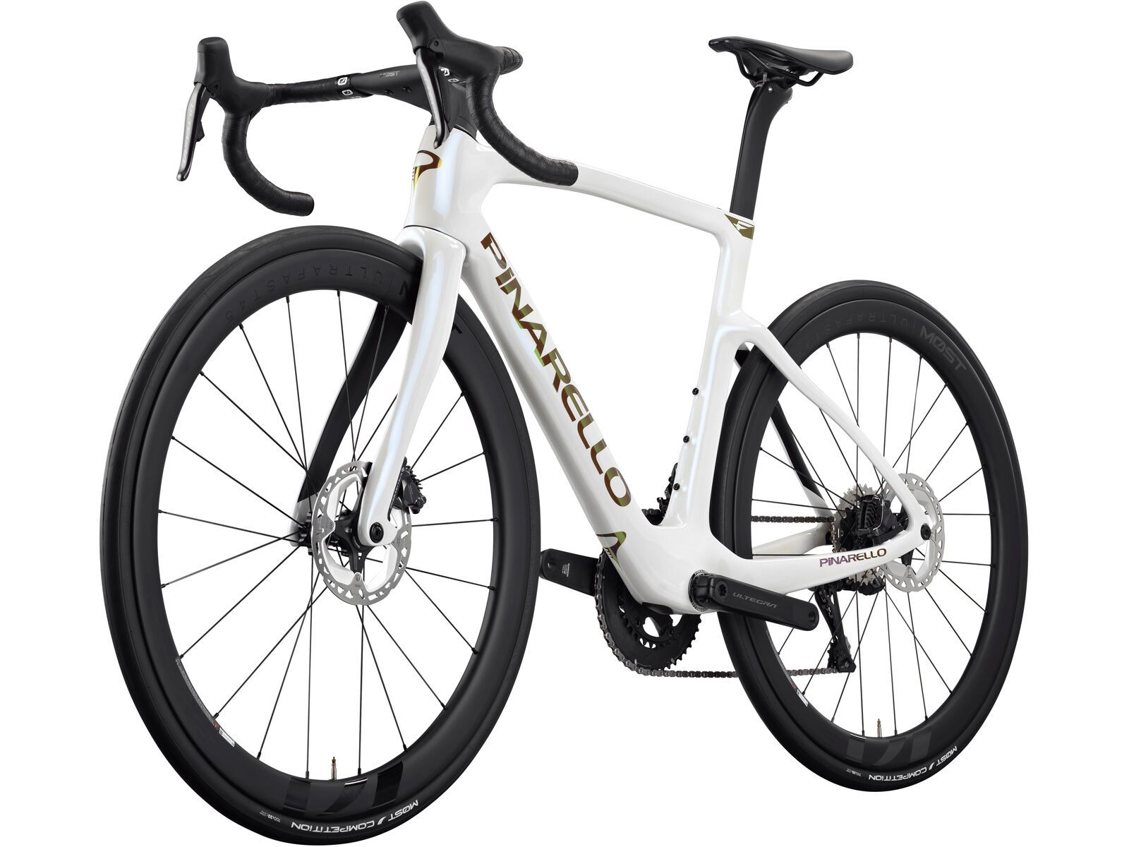 Pinarello F7 Force AXS 2x12 / MOST Ultrafast 45, alabaster white shiny - Bild 3