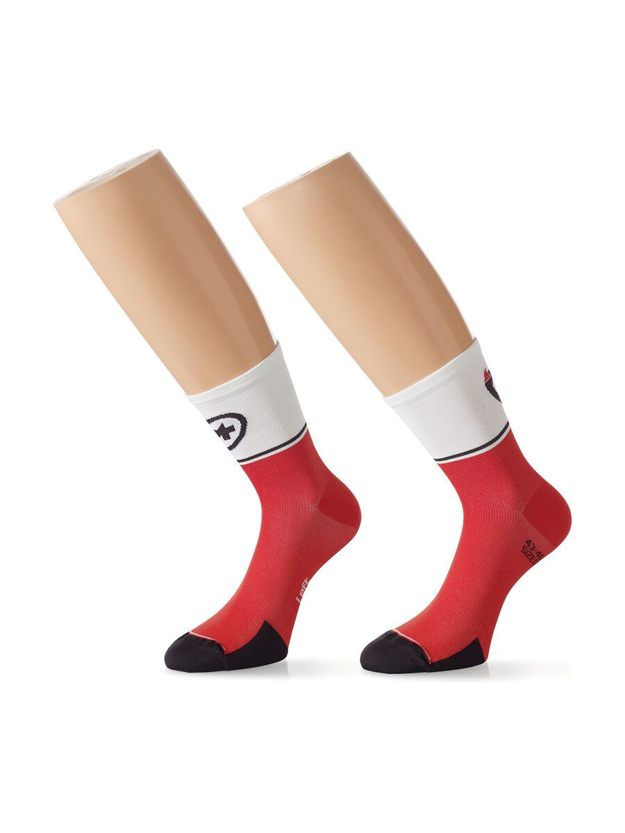 Assos exploitSocks evo7, national red - Bild 1