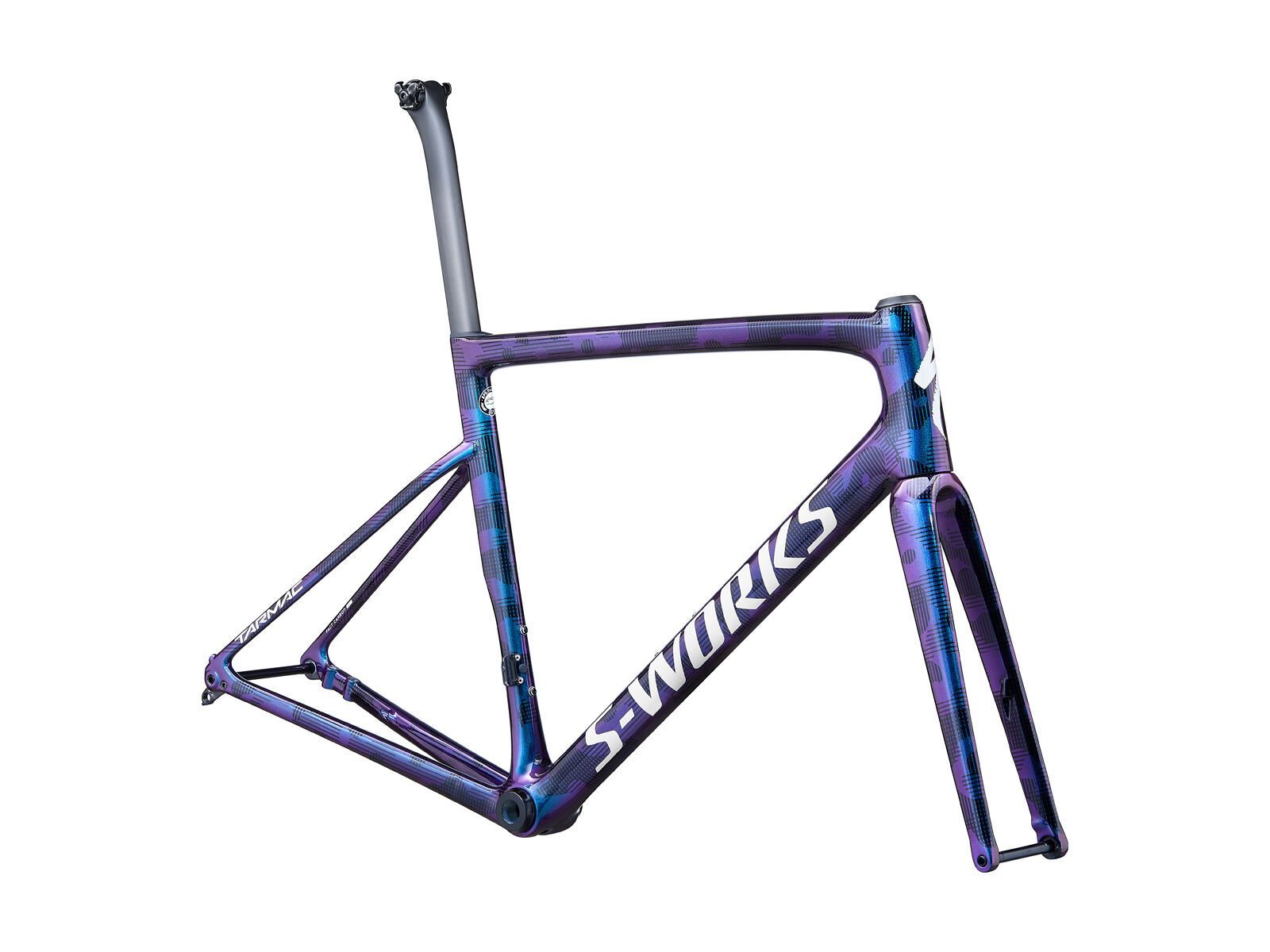 Specialized S-Works Tarmac Disc Frameset, gloss supernova chameleon/dove grey/tarmac black/camo - Bild 1