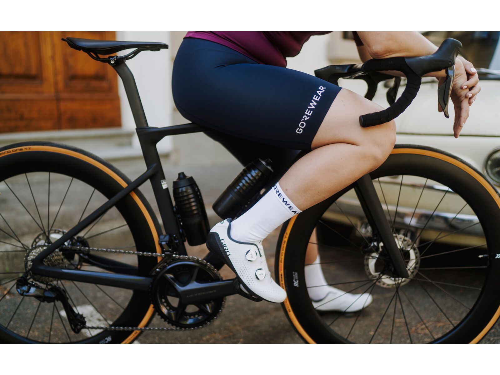 GOREWEAR Spinshift Kurze Trägerhose+ Damen, orbit blue - Bild 11