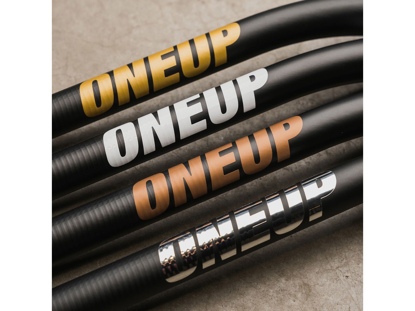 OneUp Components Decal Kit Carbon Handlebar, silver - Bild 2