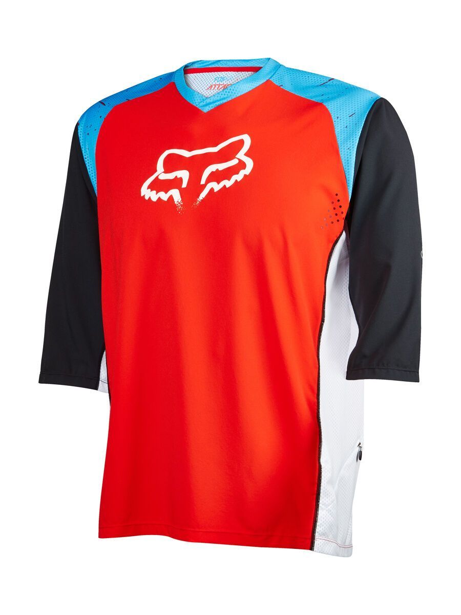 Fox Attack 3/4 Jersey, cyan - Bild 1